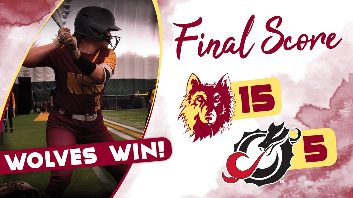 #WolvesWin @NSUWolves_SB opened their day with a 6-inning victory over Moorhead‼️ 🅆🄾🄻🅅🄴🅂 🄻🄴🄰🄳🄴🅁🅂 Knudtson: 3-3, 4 R, 2 RBI Richardson: 2-3, 3 RBI, 1 R, 2B Smith: 2-4, 2 R, 1 RBI Coleman: 2-5, 3 RBI, 2 R, 2B Chase: 6.0 IP, 6 H, 2 K, WIN #GoWolves🐺 | #maroonNgold🐾