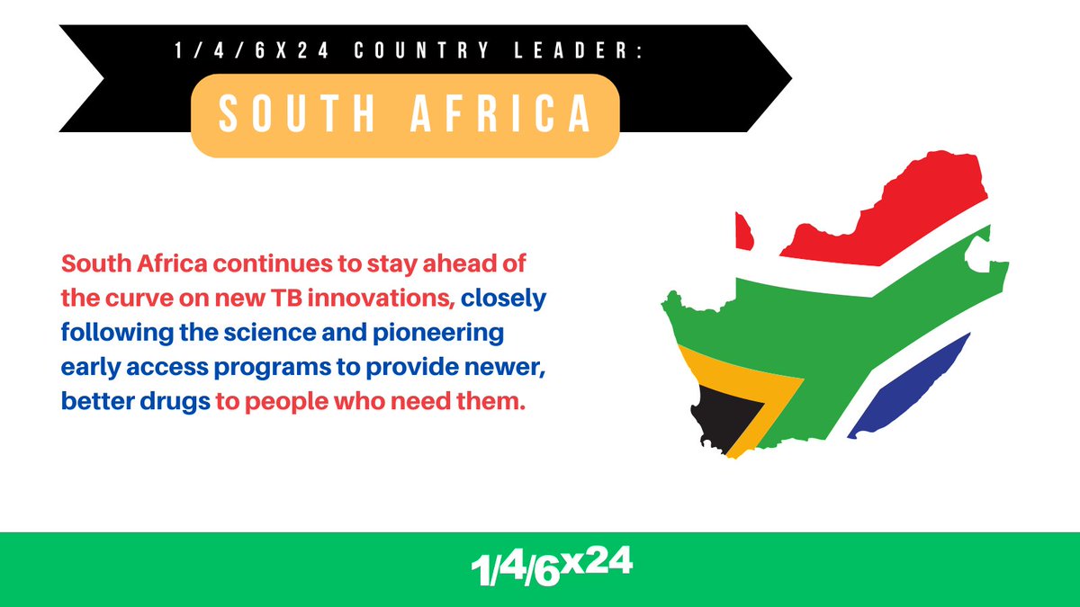 South Africa is a 🌍leader in following the science on TB innovations. How can other countries follow their example? Read more in the 1/4/6x24 mid-campaign report: treatmentactiongroup.org/publication/ge…