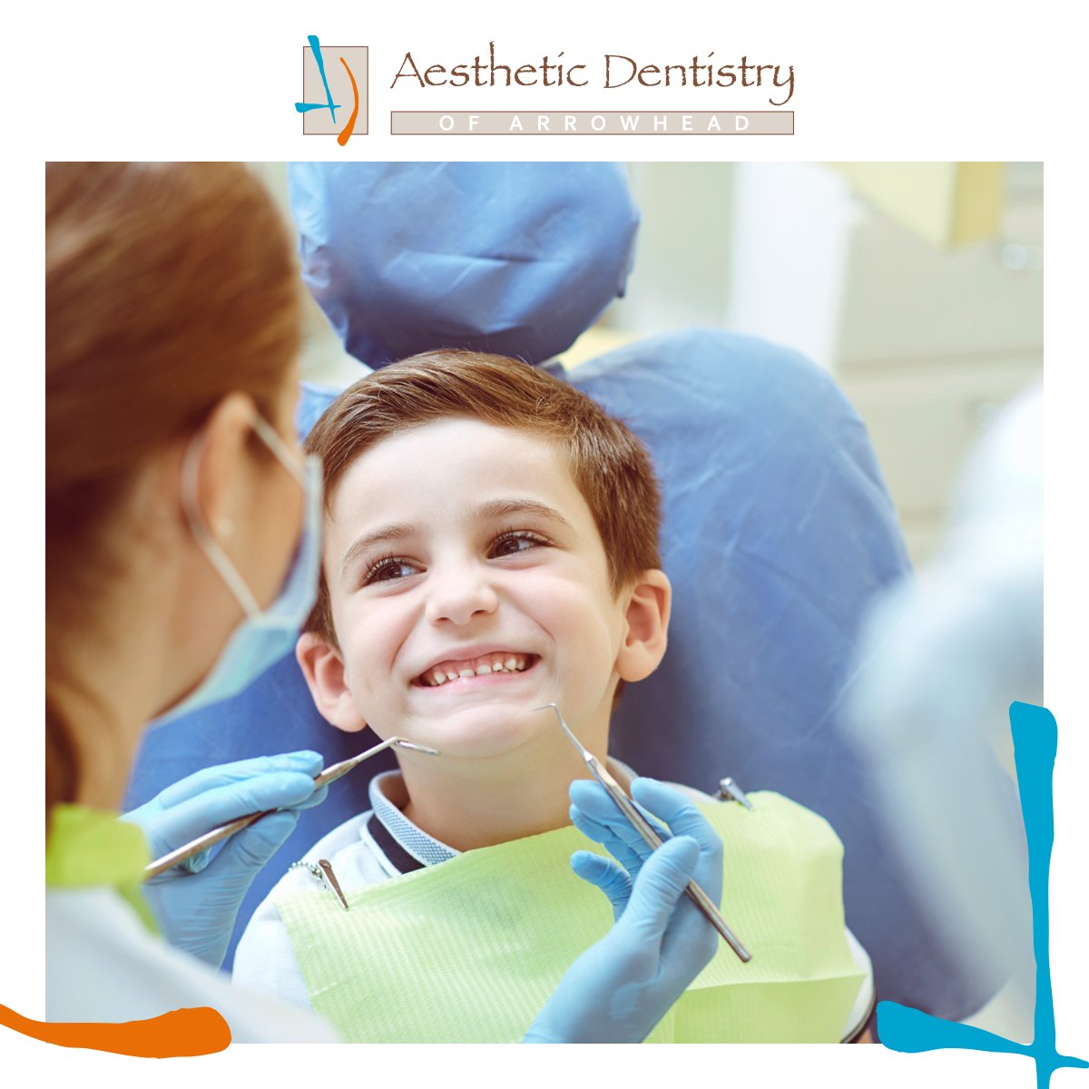 Your child's smile deserves the best care, and that's exactly what they'll get at Aesthetic Dentistry! Our pediatric dental exams are designed to promote healthy teeth, gums, and overall oral development. Schedule their appointment with us today! bit.ly/3zjLQl6