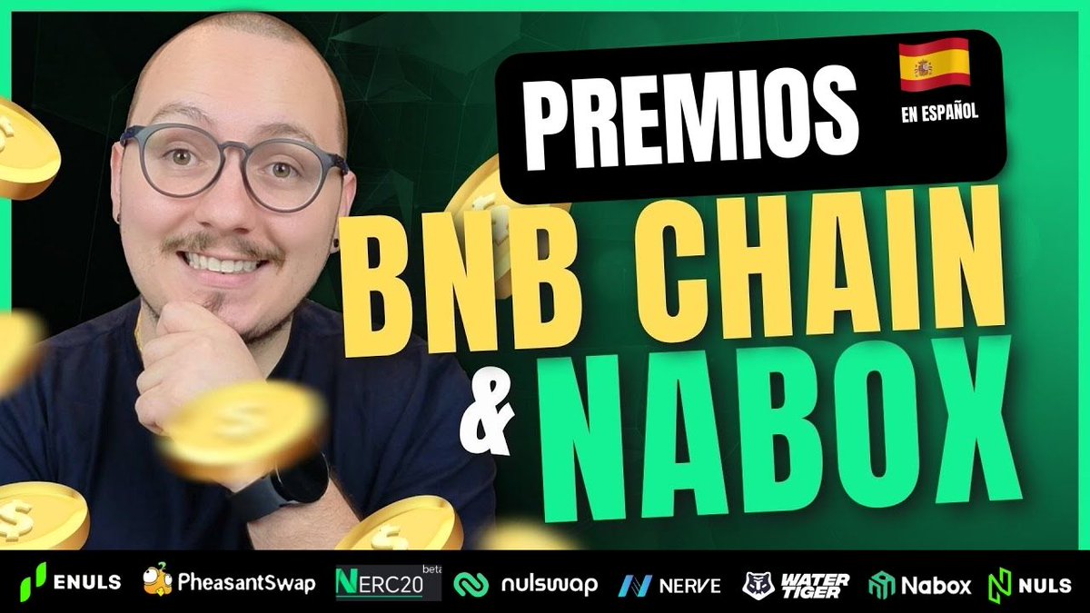 #BNB SMART CHAIN, #NABOX WALLET & PREMIOS, ¿CÓMO COMPETIR? 🇪🇸🇦🇷🇸🇻🇵🇪 Mira el video en español a través del enlace de YouTube que se encuentra a continuación: youtu.be/hMhtLDRh6Ns #crosschain @BinanceLATAM #DeFi #blockchain #Layer2 #cripto @binance #web3 #Bitcoin #Halving