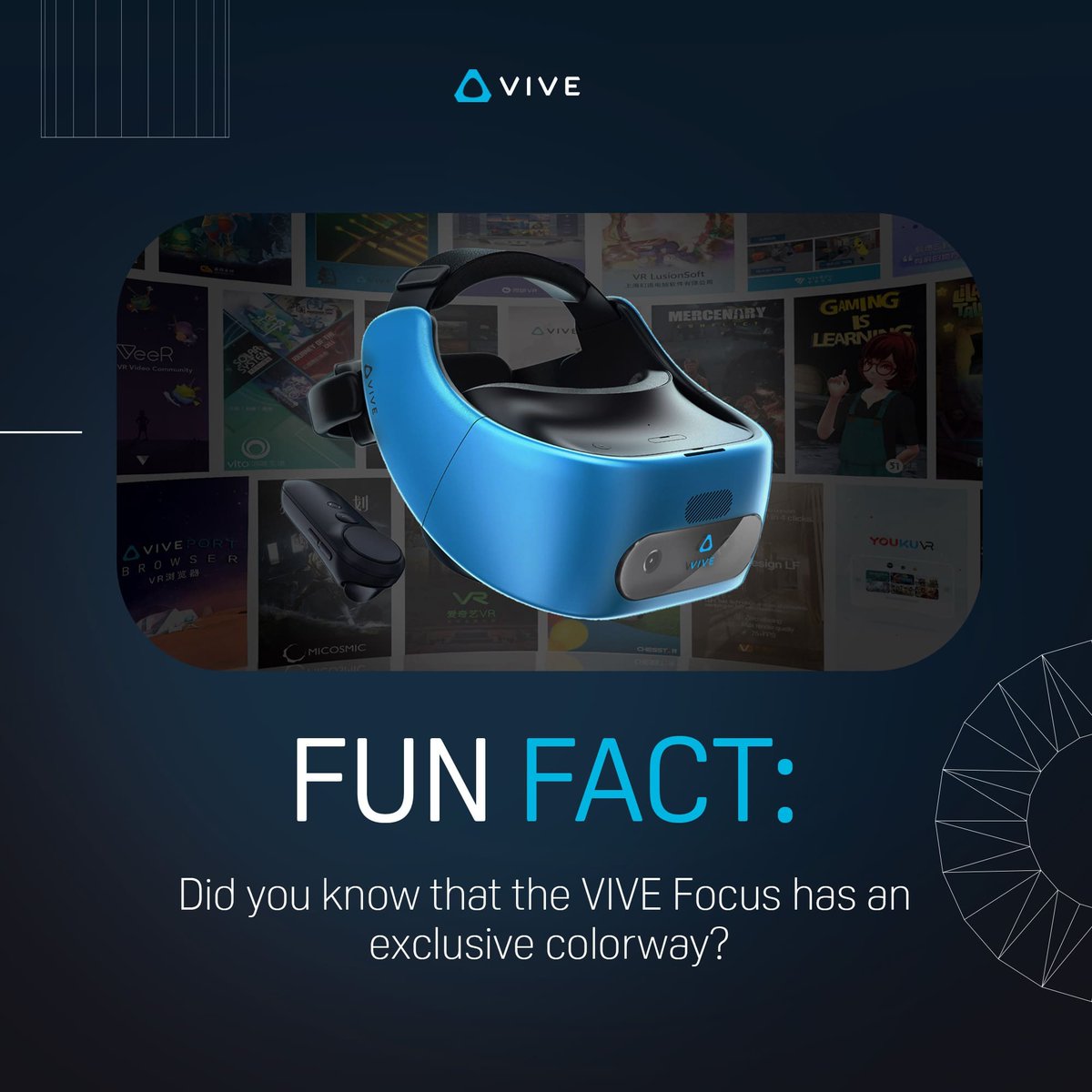 htcvive's tweet photo. Let us know your dream VR headset colorway! 🔴🟠🟡🟢🔵🟣
#HTCVIVE #VR #VRHeadset #VIVEFocus #Tech https://t.co/qEA5SOl810