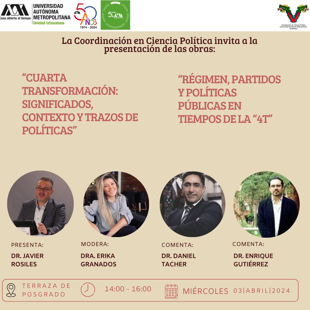 Coordinación en Ciencia Política de la UAM-I tweet media