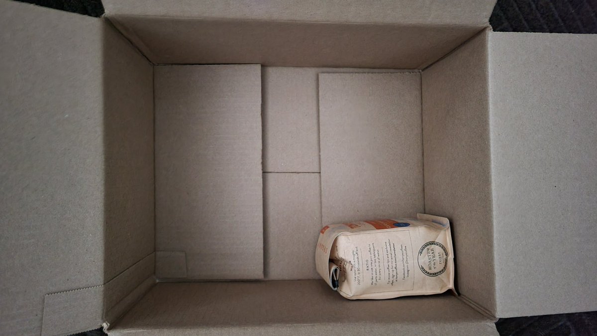 So is this why Target is considered a 'big box' retailer? The coffee is all I ordered, and that's the box they sent it in!