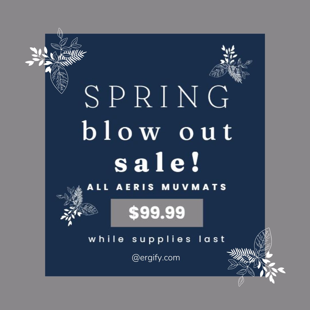 Cash in 🤑 on our Sale @ergify.com
ergify.com/product/muvmat…
#ergify #ergifyyourlife #blowoutsale