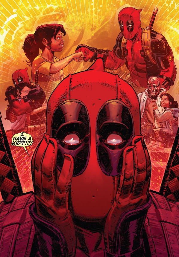 SiteJamesons's tweet photo. 🚨 A FILHA DO DEADPOOL!

Pouca gente sabe, mas o Deadpool possui uma filha nos quadrinhos. E ela é fruto de uma das histórias mais tristes e BEM ESCRITAS personagem.

Na real, pouca gente sabe da vida de merda do Wade nas HQs. Vou fazer threads explanando isso.

Segue o fio🧶