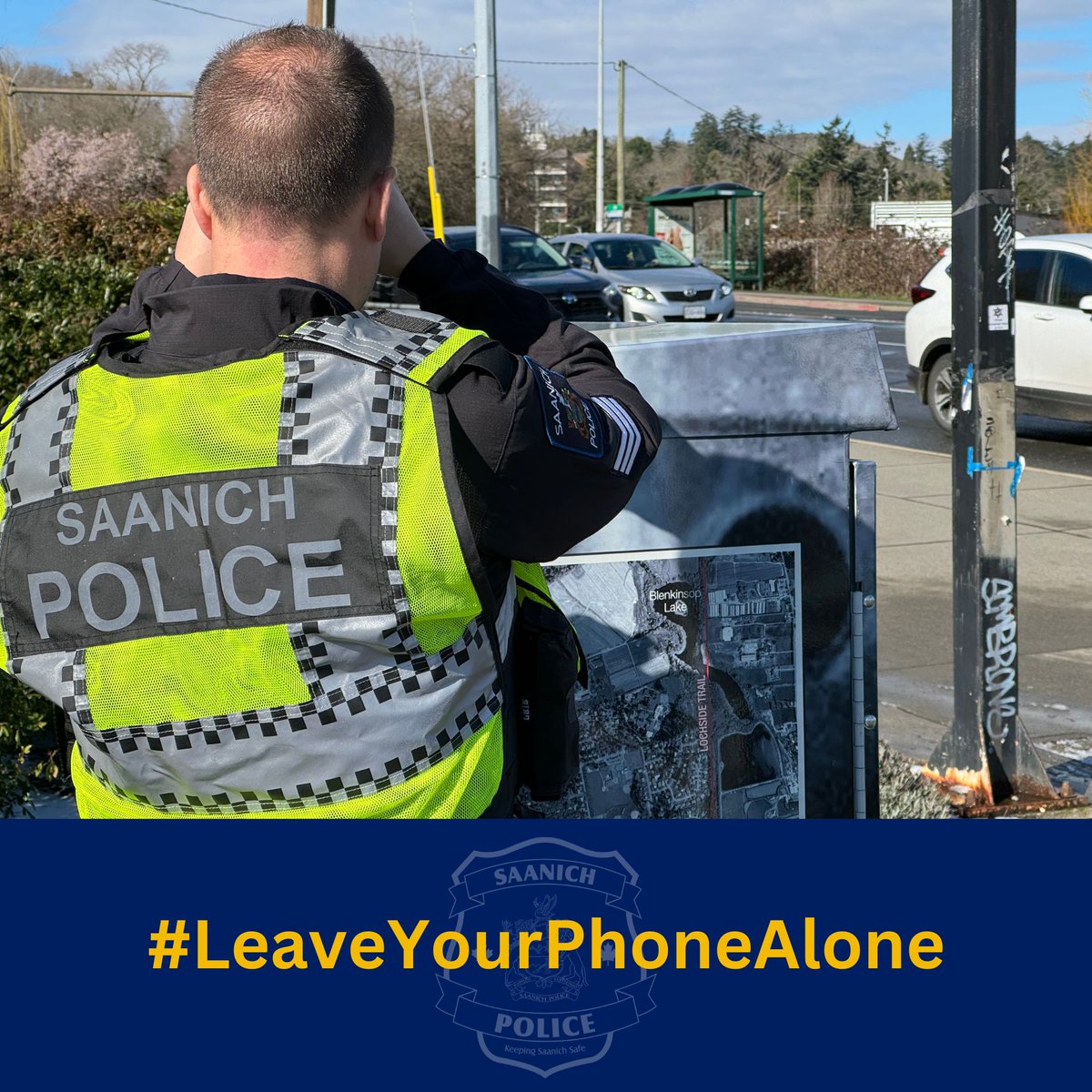 157 tickets for distracted driving!
Our officers spent approximately 66 hours dedicated to distracted driving enforcement during the month of March and issued 157 tickets.
Please remember to #LeaveYourPhoneAlone
You’re 3.6 times more likely to crash if you’re using your phone…
