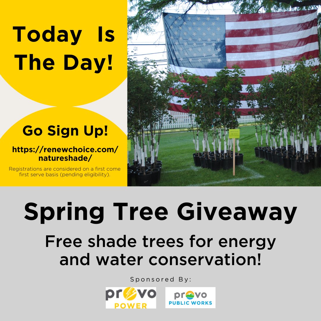 ProvoPower's tweet image. Go to and sign up at: renewchoice.com/natureshade/