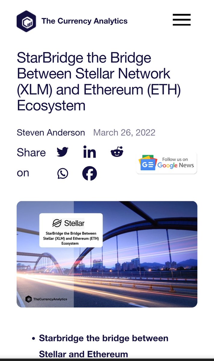 foolboy0401's tweet photo. #Bridges....
The circle is almost complete.... @StellarOrg told us about #Starbridge and what it can do
ft @pendulum_chain
https://t.co/Wyx7fumwIq https://t.co/290xEswVnM