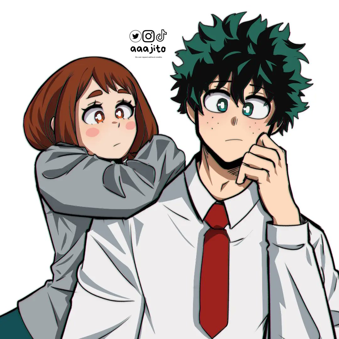 #wip  #Izuocha #Dekuocha #IzukuMidoriya #urarakaochako #MHA #MyHeroAcademia #出茶 #デク茶 #dekucha #Deku #BNHA