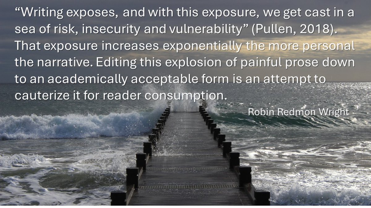 ALJournal1's tweet image. In this current issue, Robin Redmon Wright reflects in a poignant autoethnography on resilience amid adversity.  Over 3 yrs, Robin and spouse faced surgeries and the death of their son. Writing helped Robin find meaning. Check it out in the current issue, bit.ly/3QXFlfE