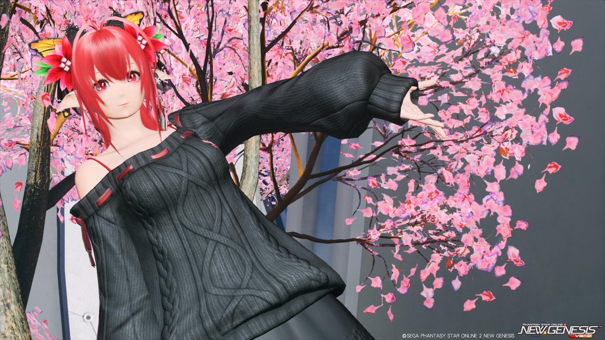 world27can2012's tweet image. #メンテの日なのでssを貼る 
 #PSO2NGS_SS 
(*´ω｀*)春ですなぁ