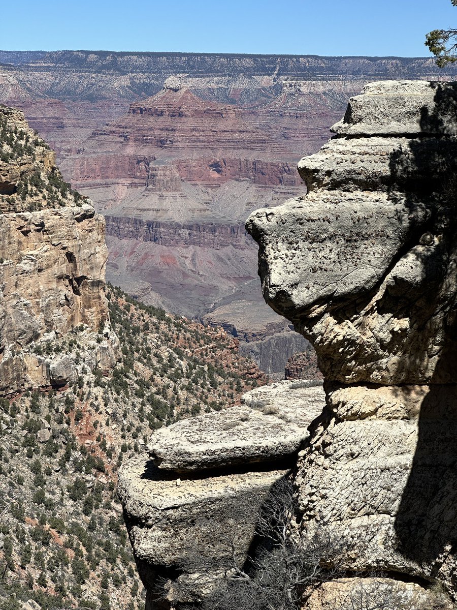 Spent this gorgeous day at the @GrandCanyonNPS with two of my sons, @andyfolger @petefolger. Grateful for God’s provision and blessings.