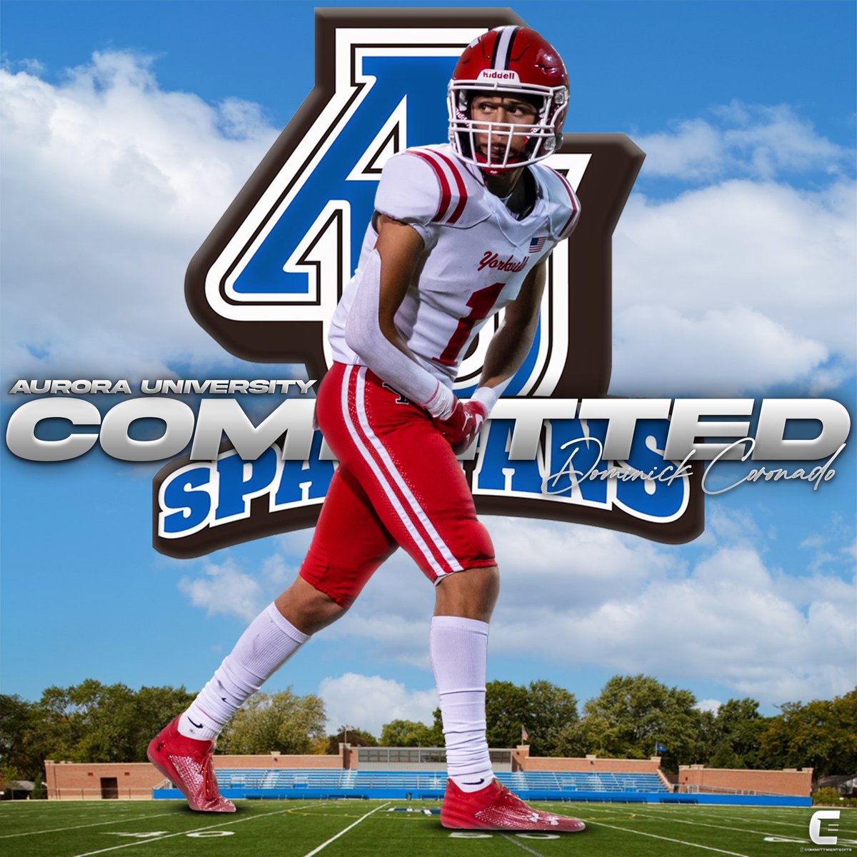 I’m extremely excited to announce that I have committed to Aurora University. Thank you to my coaches and family for the love and support through the entire process. Go Spartans!