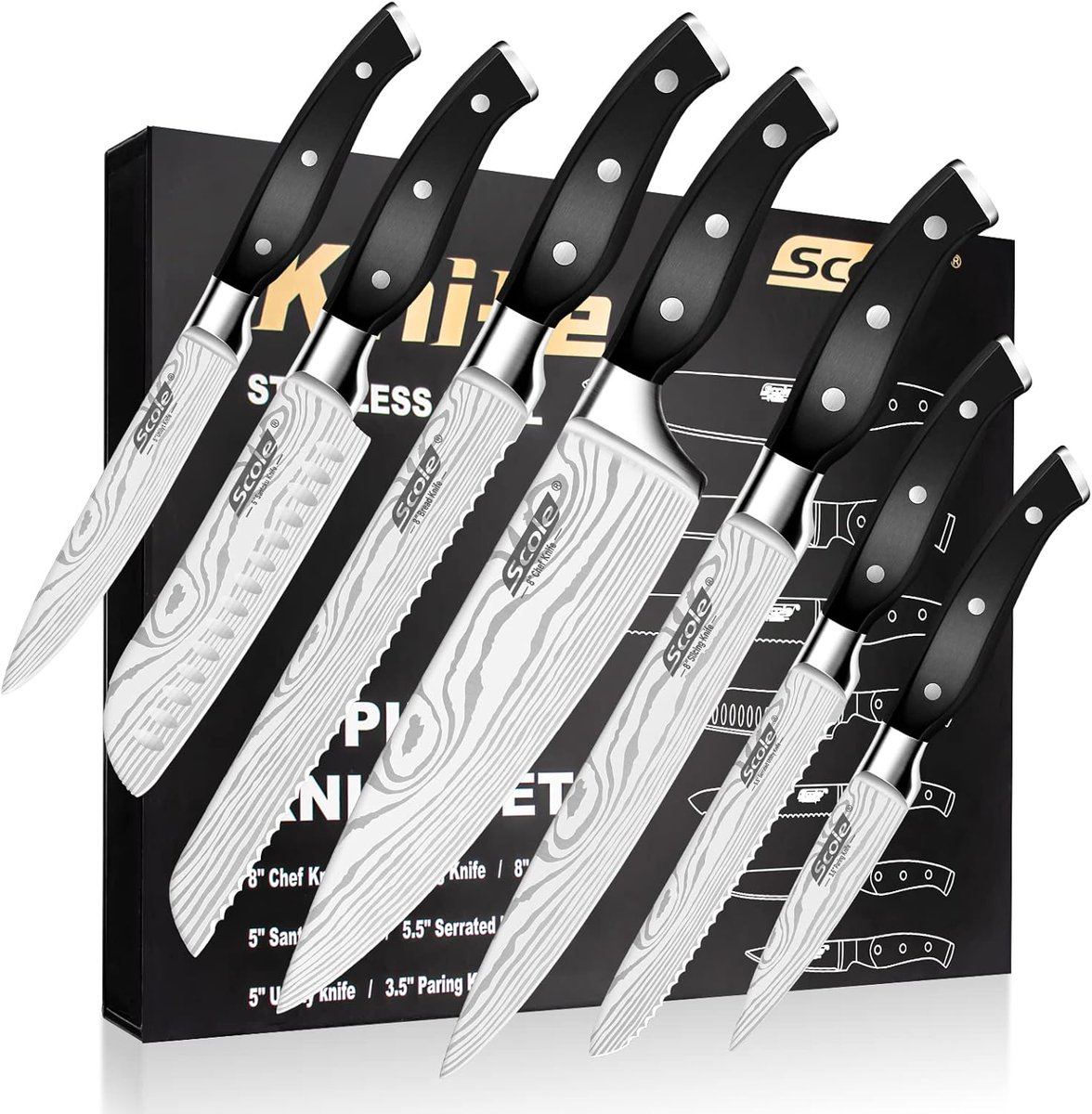 blue_deals1's tweet image. 🔪 Elevate Your Culinary Skills: Chef Knife Ultra Sharp Kitchen Knife Set 7-Piece Only $52.98 (Orig. $64.98)

💰 Deal Price: $52.98  
💸 Regular Price: $64.98  
📎 Clip $12  

🔗 urlgeni.us/amzn/qLcqR  

#KitchenEssentials #ChefKnifeSet #CookingTools #DiscountOffer