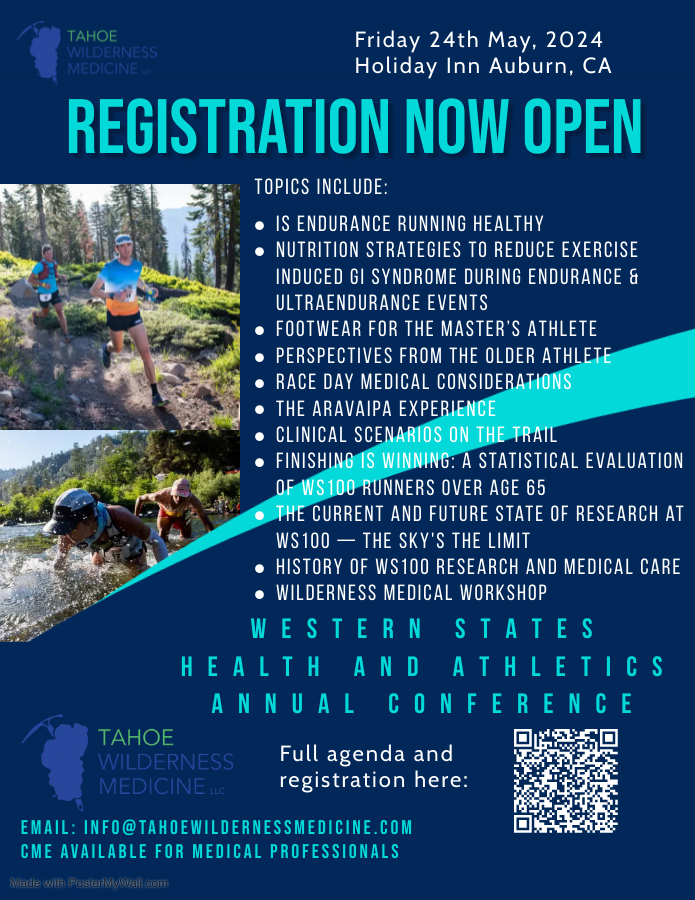 It's time for the Third Annual @wser Health And Athletics Annual Conference! We've changed the date to the friday before training weekend and we'll be in Auburn, CA Endurance Capital of the World. Please join us and share the word!