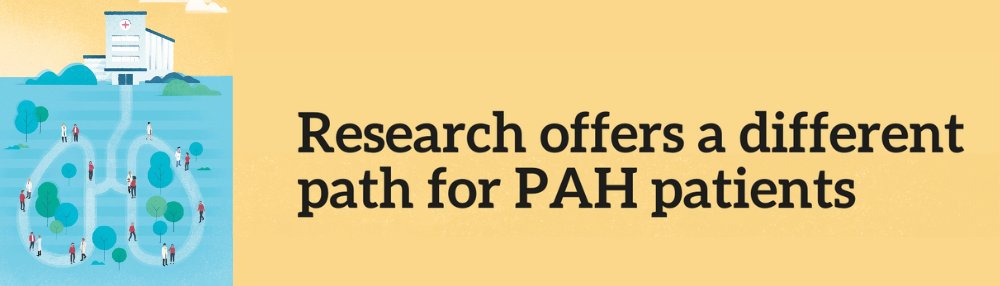 PAH Research Study. Learn about a research study for an investigational medication for adults with Pulmonary Arterial Hypertension. mailchi.mp/57e4bc0ca1b3/u…]