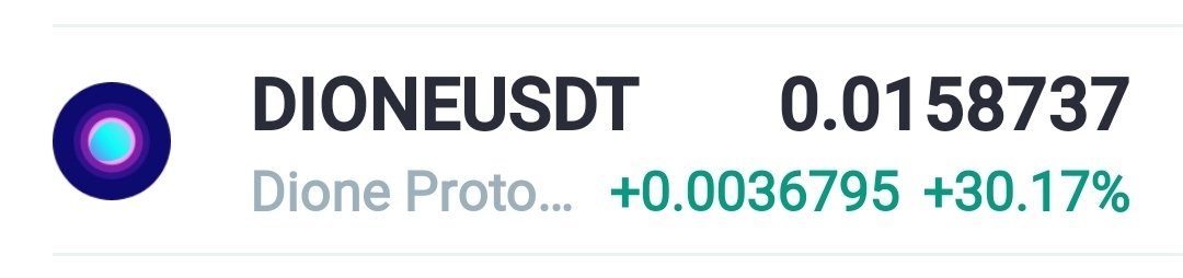 It took only five months for $MATIC to get from $0.1 to $2

What about $DIONE?

Looking for hidden gem?🧐 💎 fallow me 💥