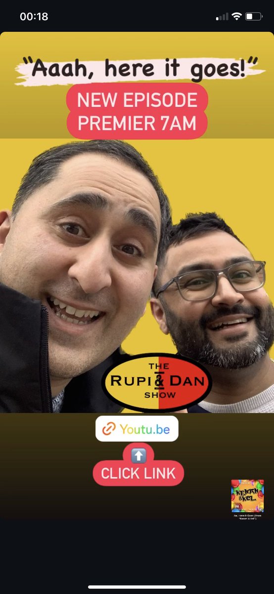 “Aaah, here it goes!” The #RupiAndDanShow #NewEpisode premier at 7pm Click Link: youtu.be/_vK0pwfxjVk?si… Hear us talking about all things #wwe #WrestleMania #TheRock #RomanReigns #CodyRhodes #SethRollins #wrestling