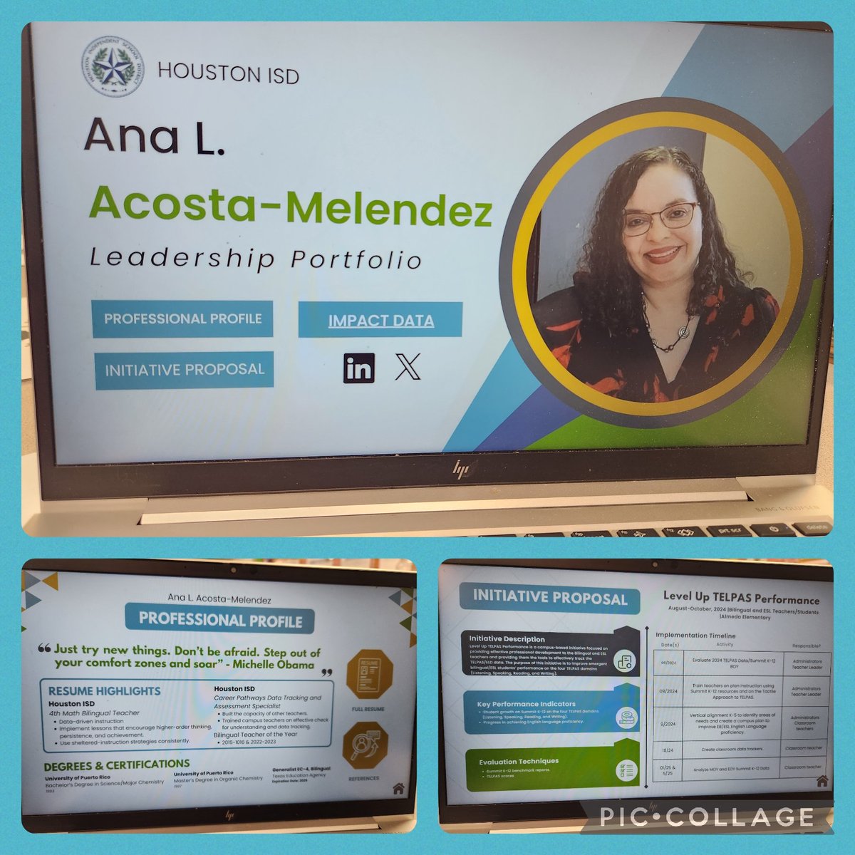 Anlyacosta's tweet image. Today, I presented my leadership profile and initiative proposal to my principal and appraiser. The campus initiative was accepted to be implemented next school.  @DevoDouglas @kdparrott @LPDAcademies @Almeda_Elem #HoustonTLA