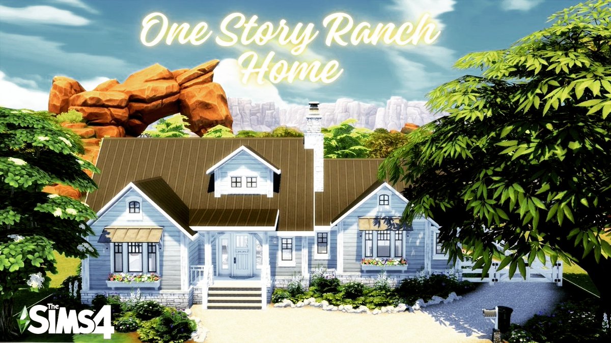 Simventure77's tweet image. One story ranch home speedbuild available to watch on my youtube channel Simventure77 
#Sims4 #ShowUsYourBuilds