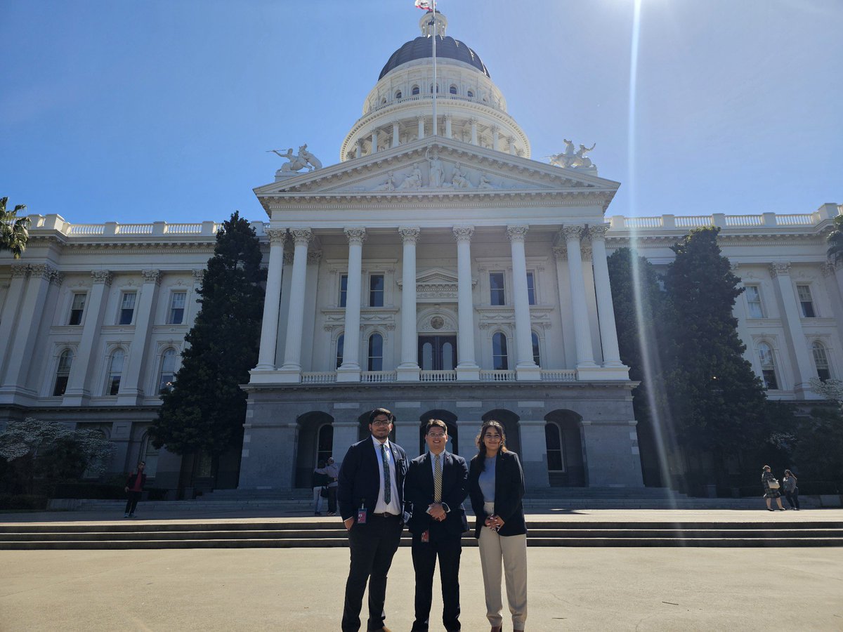 District Reps Andrés, Jasmin, and Brandon are gaining valuable insight into #TeamMenjivar’s work at the Capitol. They are so excited to incorporate this holistic understanding of the legislative process into serving our #SD20 communities! #CALeg