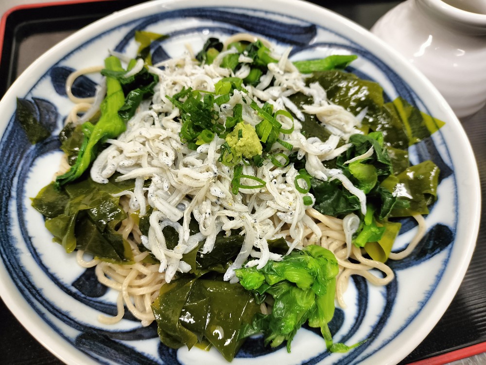 sobaaisaikan's tweet photo. 4月限定「春のしらすぶっかけそば」 https://t.co/3N5iPHVBXW