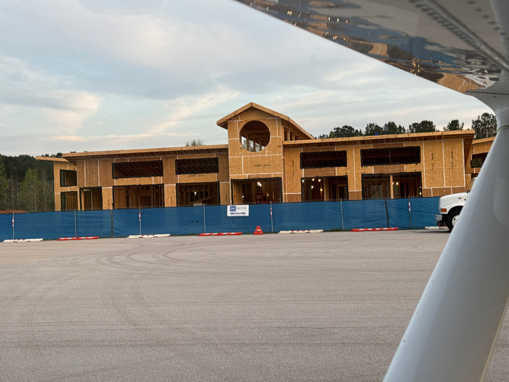 Checkin at: Lancaster County-Mc Whirter Field. new terminal is coming along. #AOPAPilotPassport #MyAOPAPilotPassport @AOPA aopa.org/travel/pilot-p…