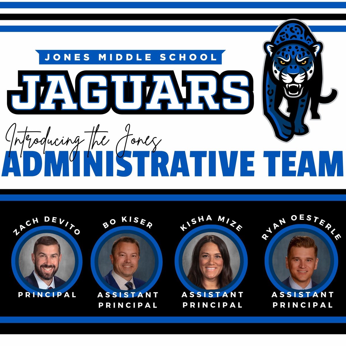 🌟Meet the dynamic administration team of Jones MS! From fostering a supportive learning environment to ensuring every student reaches their full potential, they are here to guide and inspire. Let's embark on this exciting journey together! #GoJags #ProsperProud <a href="/ProsperISD/">Prosper ISD</a>