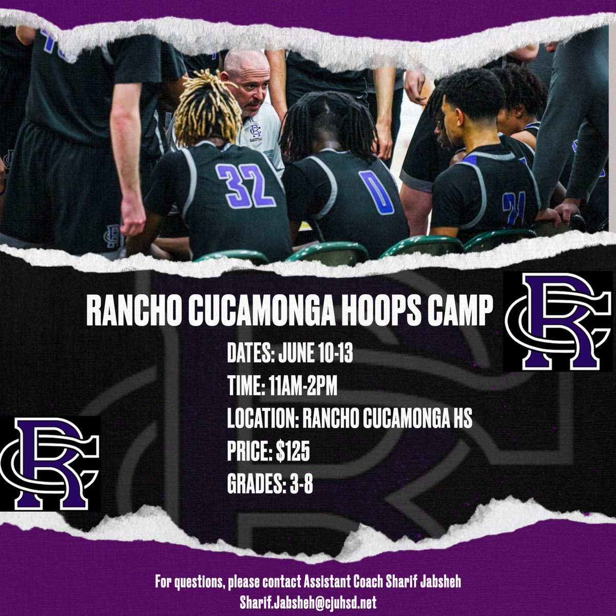 Rancho Cucamonga Hoops Camp! Register: forms.office.com/r/s0ffPjUDV6?o… Payment: bit.ly/3xiIsbX