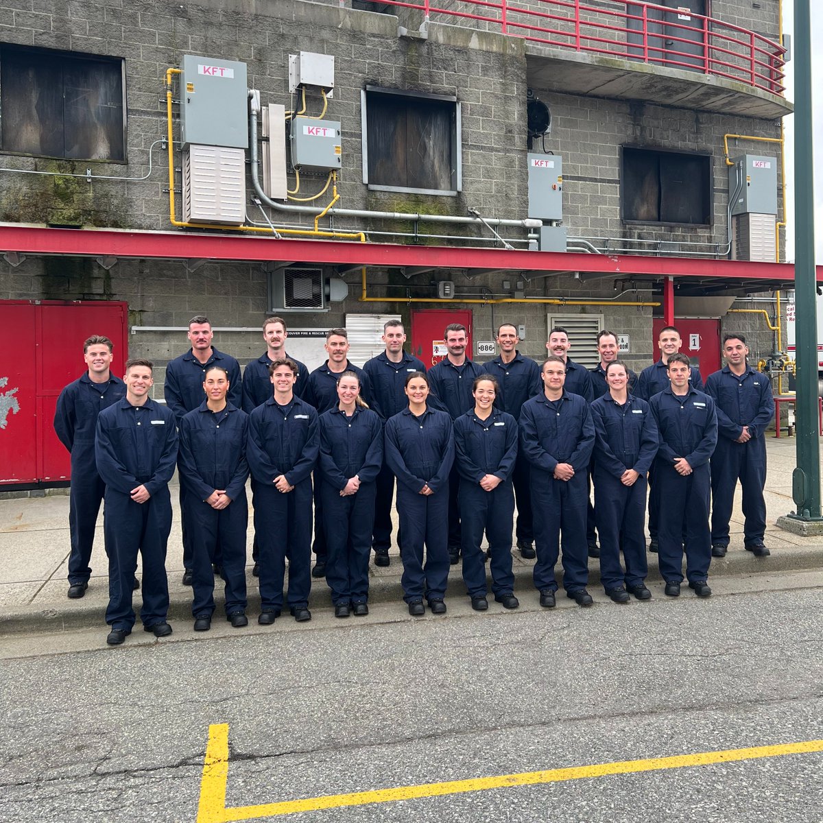 Excited to announce our 20 newest members of VFRS, class 2401! After weeks of training they will be soon serving the City of Vancouver! Welcome to the best job in the world! @CityofVancouver