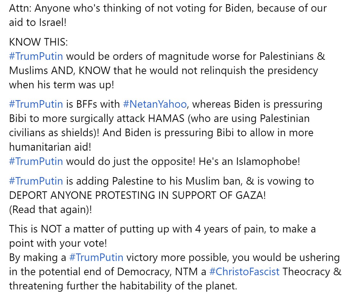 liewbob's tweet photo. @rustyrockets @SunflowerSoul71 Here's your problem, Russell
Until we can grow an electable alternative to our 2-party system; if you care about #ClimateChange #WomensChoice #BLM #VotingRights #Democracy #ChurchStateSeparation #Authoritarianism #HumaneImmigrationReform #LGBTQ . . . https://t.co/5jfG7aqShC