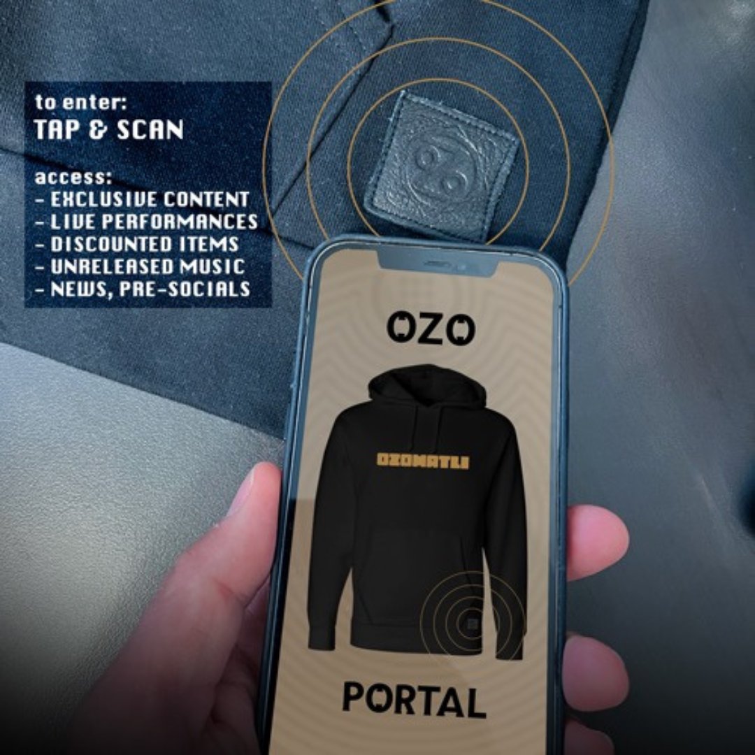 Introducing the Ozo Chango Hoodie: Your Passport to the Ozomatli Universe! 🪐 Familia, this is our most exclusive merch drop! 🔥 Scan the chip, unlock the Ozo Portal for exclusive content, live performances, music, and special discounts! 📲 Pre-order now: ozomatli.com