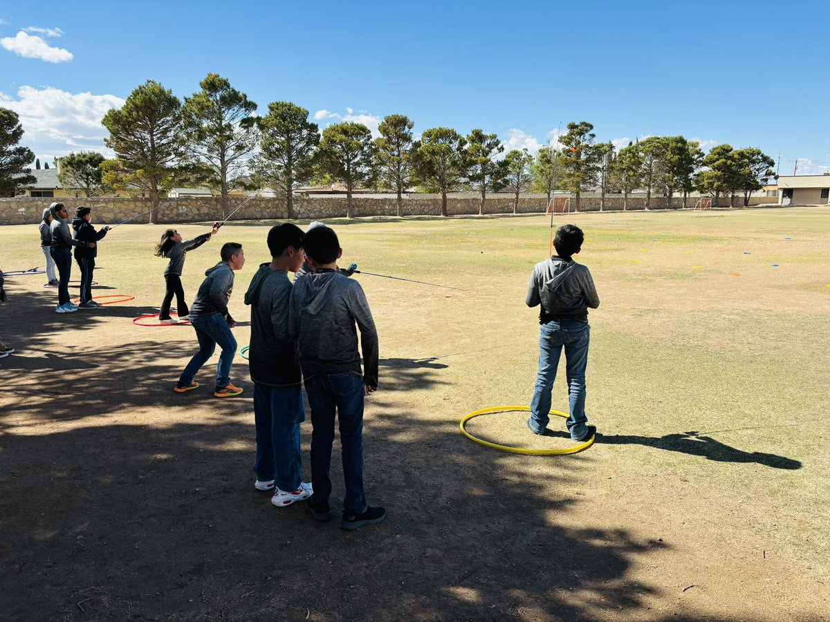 Open-Air Week ✌🏽, Spring time calls for outdoor learning. Level II of Open-Air Club at the one and only @ctwpanthers. #PanthersRock #Fishing #CTWThePlaceToBe @DGarcia_CTW @CoachFlores6