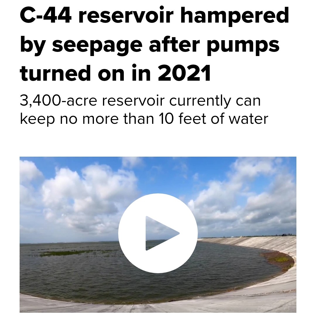 People need to understand that when Ron DeSantis says 'Everglades Restoration' he is NOT restoring the Everglades. What they are doing, is digging billion dollar retention ponds for Big Sugar's toxic farm runoff. #DemandCleanWaterFL