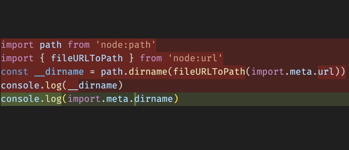 🎉 #AWS Lambda #Nodejs v20.x is now on version 20.11.1! If you're using ESM and need __dirname, you get to remove the 3 worst lines in Node.js history.