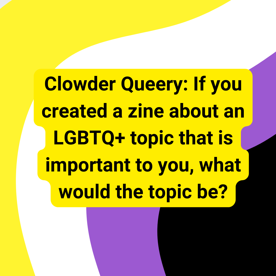 Meowdy folks! Did you catch our interview with
Orion Ovaettr yesterday? Here's the Clowder Queery for y'all to share and discuss! The YouTube and podcast versions of the interview should be dropping next Monday (April 8)! 
#TransPodcast #Zines #QueerZines #Nonbinary #Genderful