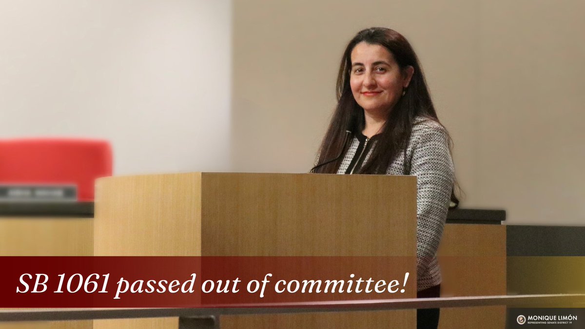 MoniqueLimonCA's tweet photo. SB 1061 has passed out of its first committee hearing! This bill prevents medical debt from being included on your credit report, preventing an unforeseen  emergency from becoming a financial nightmare. 

Grateful to our sponsors for their support. https://t.co/dAtfySx8BK