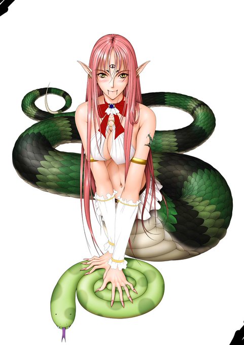 今日の一枚。
11年ぐらい前の年賀のオリジナルのすーぱーあなこんださんとラミアさんの脱衣の服を塗ってる最中の物。
フェリシアちゃん家族を除くと実はこのCGがオリジナルでは最後のCGだったりしますね。🥹
すーぱーあなこんださんの大きなぬいぐるみがほしい～。😣🐍 