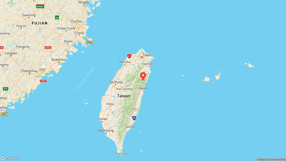 RapidQuakeAlert's tweet photo. [🚨] Earthquake Final Data: A magnitude 7.5 #地震 (#earthquake) with an Shindo Intensity of 5弱 has occured 台湾付近 (Near Taiwan) with a depth of 80km at 04/03 08:58 JST. #japan https://t.co/JH6x3RGLLK