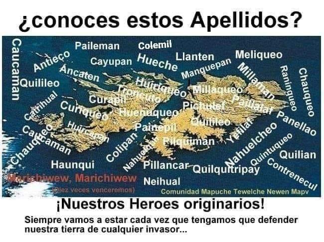 Hola <a href="/luispetri/">Luis Petri</a> ! Así que cambiaste el nombre de “pueblos originarios” a “héroes de Malvinas”? Te lo permitió Richardson? Te prometió más muñequitos de GI Joe para jugar? O un nuevo outfit? Bueno, si hablamos de la guerra, acá va el listado de soldados mapuche que defendieron a