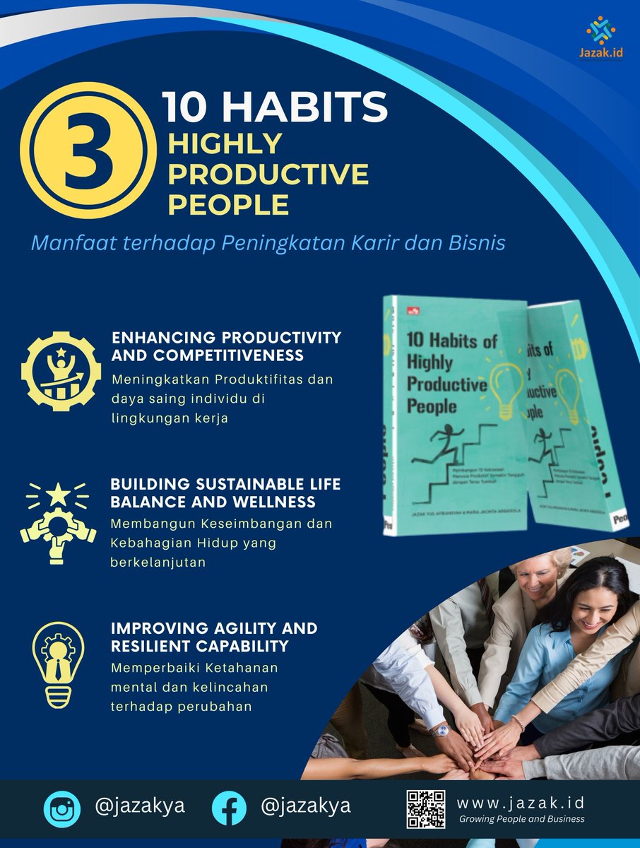 JazakYA's tweet photo. The 10 Habits of Highly Productive People are associated with improved physical and mental health. Regular exercise, balanced nutrition, adequate sleep, and stress management are all examples of habits that positively impact well-being. 
#thepowerofhabits #atomichabits https://t.co/ryJOxZxyP6