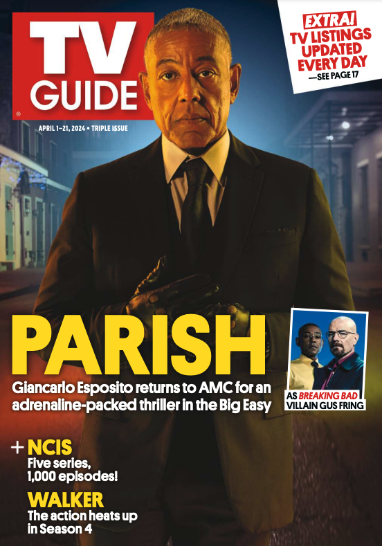 #GiancarloEsposito is back on @AMC_TV with #Parish! Plus #NCIS, #Walker, and more in the latest issue of TV Guide Magazine