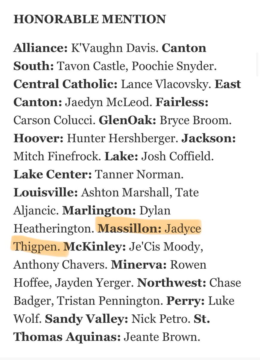 Josh Hose (@tigerscoachhose) on Twitter photo Congrats to <a href="/jadycee/">Jadyce Thigpen</a> for earning an Honorable Mentionselection for the Canton Repository’s All-County Team!! 🤞🧡🖤#stayfocusedontherootnothefruit #keepgrinding
<a href="/MTigerBBsktball/">Massillon Tigers Basketball</a> <a href="/MTigerAthletics/">Massillon Tigers</a> <a href="/MassillonSchool/">Massillon City Schools</a> <a href="/massillon_youth/">Massillon Youth Sports Association (MYSA)</a> Congrats to <a href="/jadycee/">Jadyce Thigpen</a> for earning an Honorable Mentionselection for the Canton Repository’s All-County Team!! 🤞🧡🖤#stayfocusedontherootnothefruit #keepgrinding
<a href="/MTigerBBsktball/">Massillon Tigers Basketball</a> <a href="/MTigerAthletics/">Massillon Tigers</a> <a href="/MassillonSchool/">Massillon City Schools</a> <a href="/massillon_youth/">Massillon Youth Sports Association (MYSA)</a>