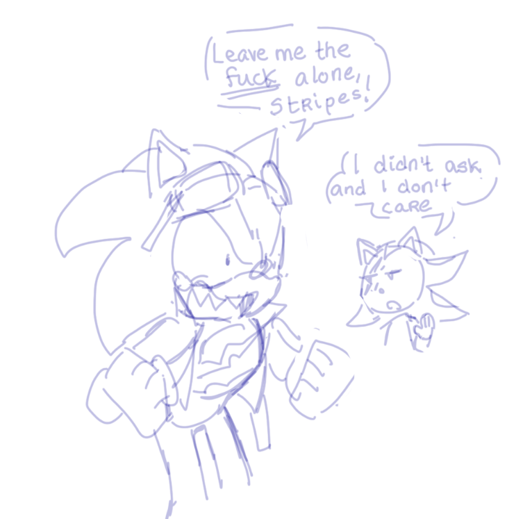 Arrow_Hearted's tweet photo. Anti Shadow doesn't care for Scourge's problems aka daddy issues https://t.co/swfUxs8svp