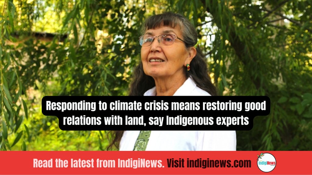 syilx Okanagan scholar Jeannette Armstrong and Māori scholar Christine Winter shared knowledge during a panel discussion at UBC indiginews.com/features/respo… Story by Aaron Hemens (@aaron_hemens)