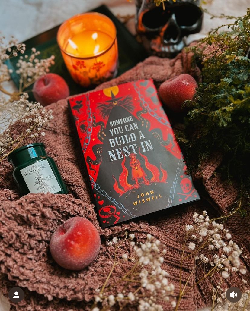 Wishing a happy release day to Someone You Can Build A Nest In by @Wiswell!! 📖🖤✨ This charming monster-slaying cozy fantasy romance has us all heart-eyes, be sure to add it to your TBRs!! 😍 Stunning pic from @/readbyroses! #SomeoneYouCanBuildANestInMTMC
