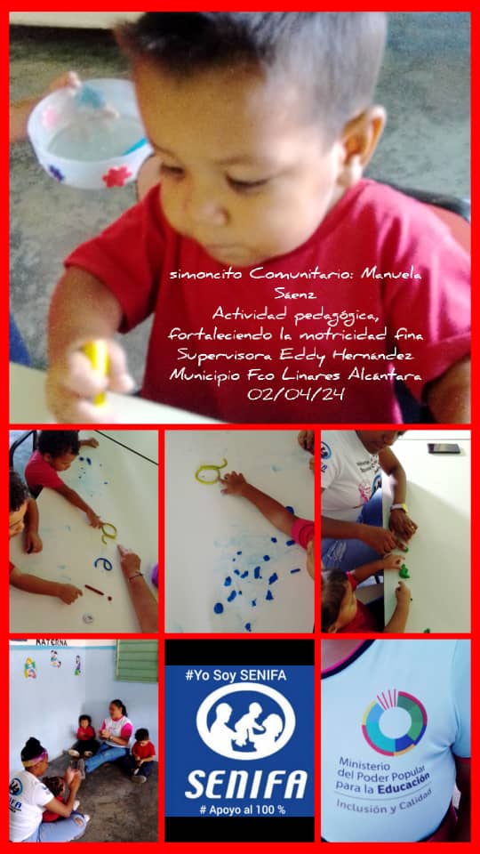 Municipio Francisco Linares Alcántara Simoncitos Comunitarios cumpliendo con la atención integral y pedagógica para nuestros niños y niñas de la Patria 🇻🇪 #NoalCierredeSENIFA <a href="/NicolasMaduro/">Nicolás Maduro</a> <a href="/ConElMazoDando/">Con el Mazo Dando</a>