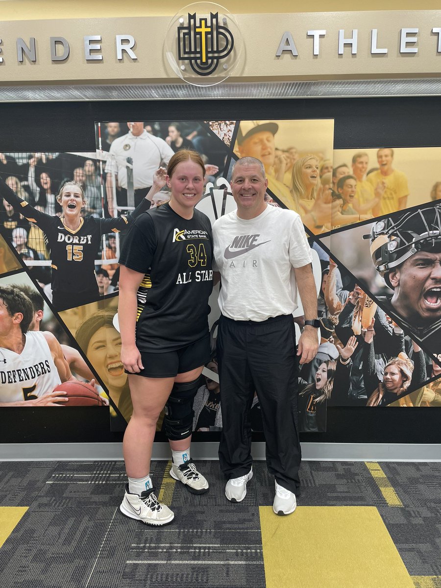 Congrats to Molly for getting selected to and playing in the American State Bank Sr All Star game at Dordt University!  10 pts 6 Reb and a W!!  So proud of her!  These are the cool things that result from hard work and commitment!!
#westsioux