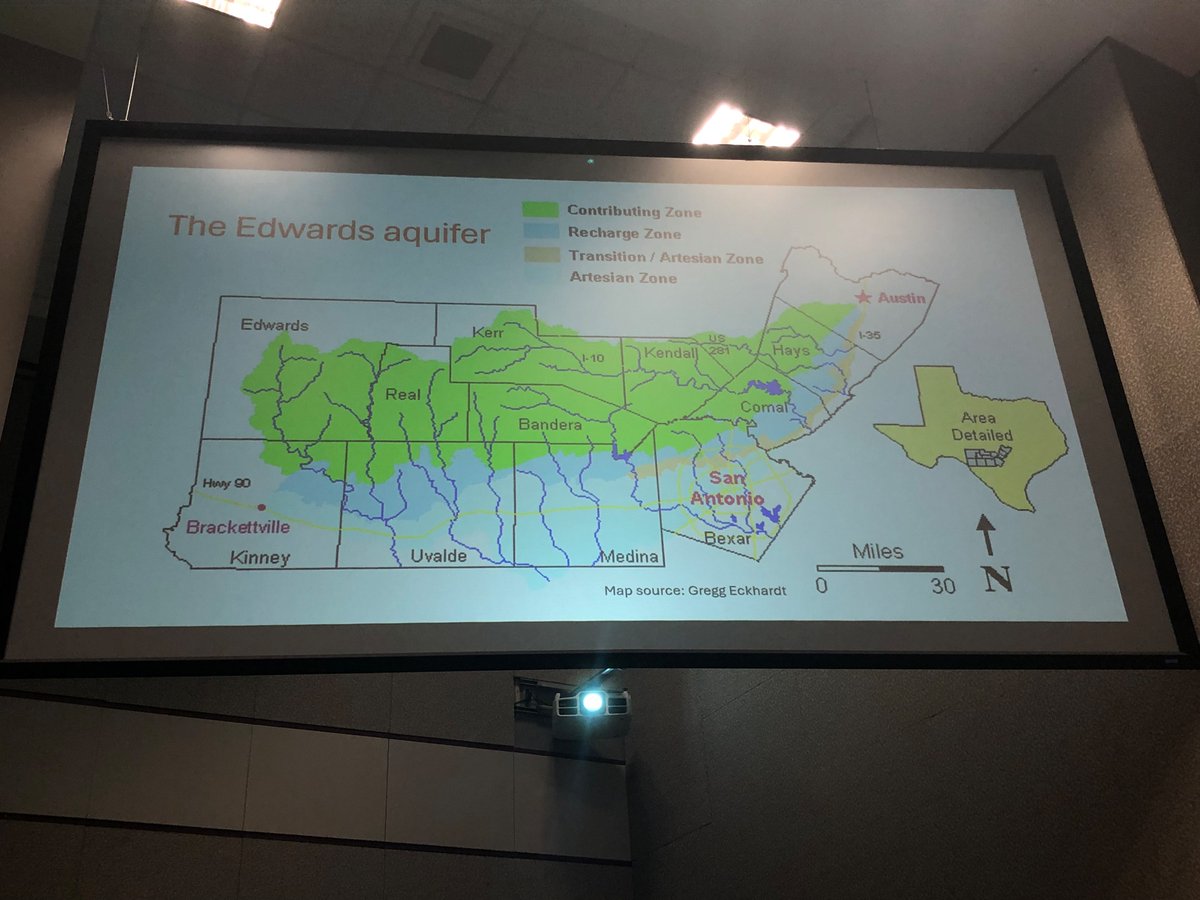“Something you have to remember about the Edwards Aquifer, it’s like the drag queen of aquifers. Everything about it is more fabulous than other aquifers,” says @MaceatMeadows