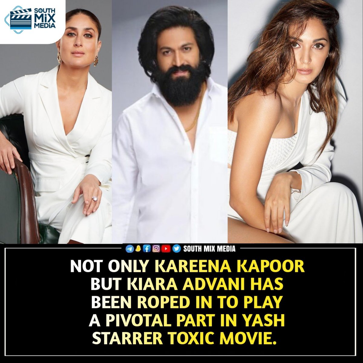 Follow @SouthMixMedia #SouthMixMedia #YashBOSS #Yash #ToxicTheMovie #TOXIC #KareenaKapoorKhan #KiaraAdvani #HardikPandya #KGFChapter2 #KGF #Ramayan #KGFChapter3 #Googly2 @TheNameIsYash @advani_kiara